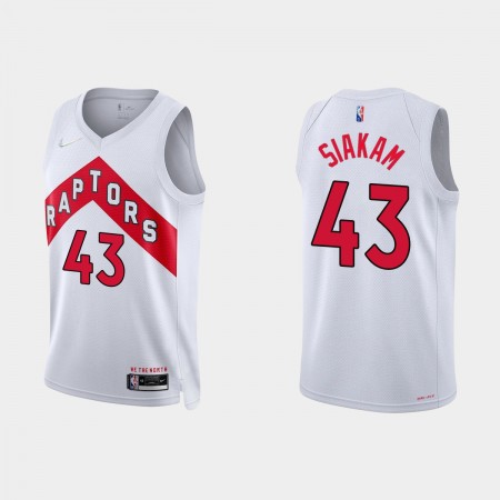 Maillot Homme Toronto Raptors Pascal Siakam 43 Nike 2021-2022 Association Edition 75th Anniversary Diamond Swingman